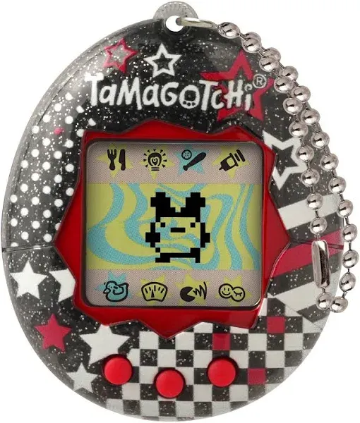 Bandai Tamagotchi Original Rock Glitter Digital Pet | Nurture And Raise The Original Tamagotchi Electronic Pet | Tamagotchi Japanese Kids Toys For Girls And Boys Make Great 90s Retro Gifts