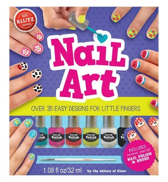 Klutz K580264 Nail Art Book Kit