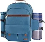 Picnic Backpack Set for 4 Waterproof | Amazing Garden