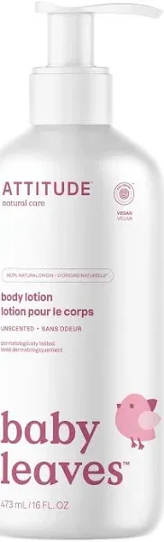 Attitude, Baby Leaves Body Lotion Night Almond Milk, 16 Oz