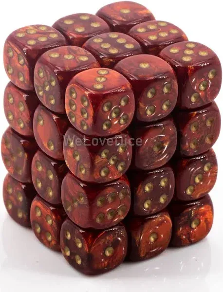 Chessex Scarab Scarlet Dice