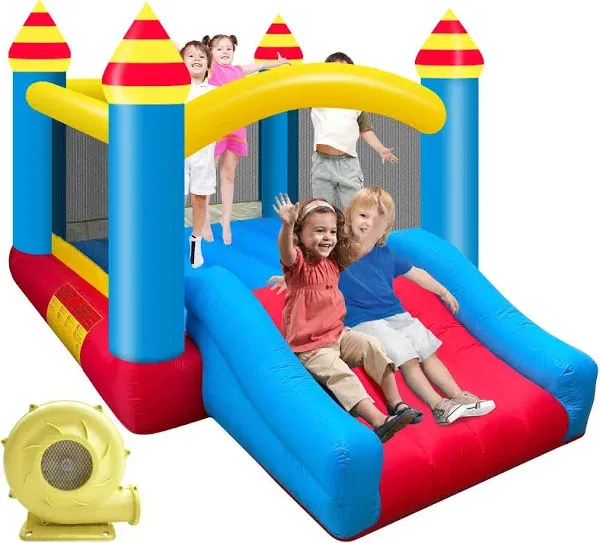 Costway Inflatable Kids Bounce Castle Blower