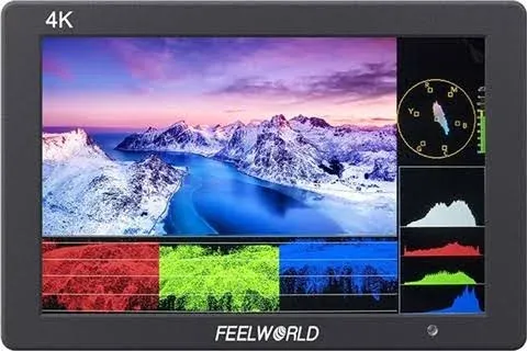 Feelworld T7 Plus 7 Inch 3D LUT DSLR Camera Field Monitor Waveform