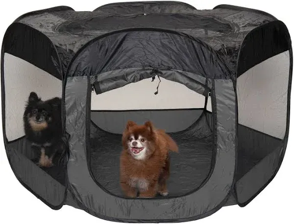 Furhaven Portable Dog Playpen Cat Tent Pet playground/ken<wbr/>nel foldable indoor ...