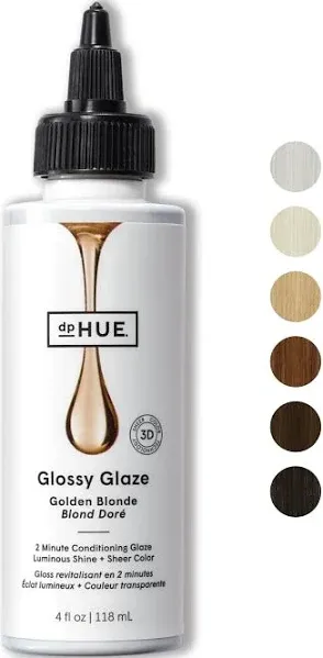 dpHUE Glossy Glaze Sheer 4 fl oz In-Shower Conditioning Glaze for Luminous Shine