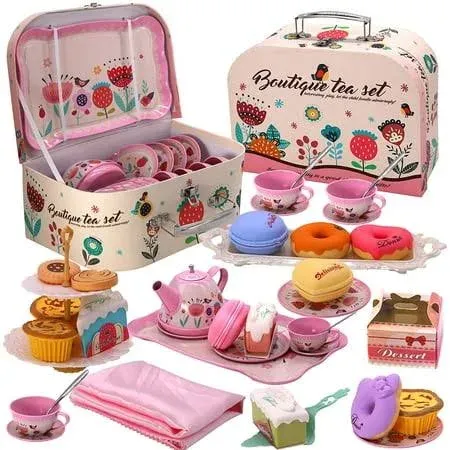 Tea Party Set for Little Girls,PRE-WORL<wbr/>D Princess Time Toy Including... 