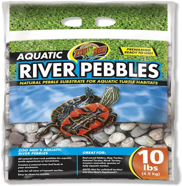 Zoo Med Aquatic River Pebbles for Turtle