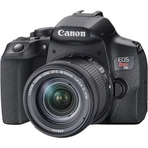 Canon EOS Rebel T8i DSLR Camera 18-55mm Lens