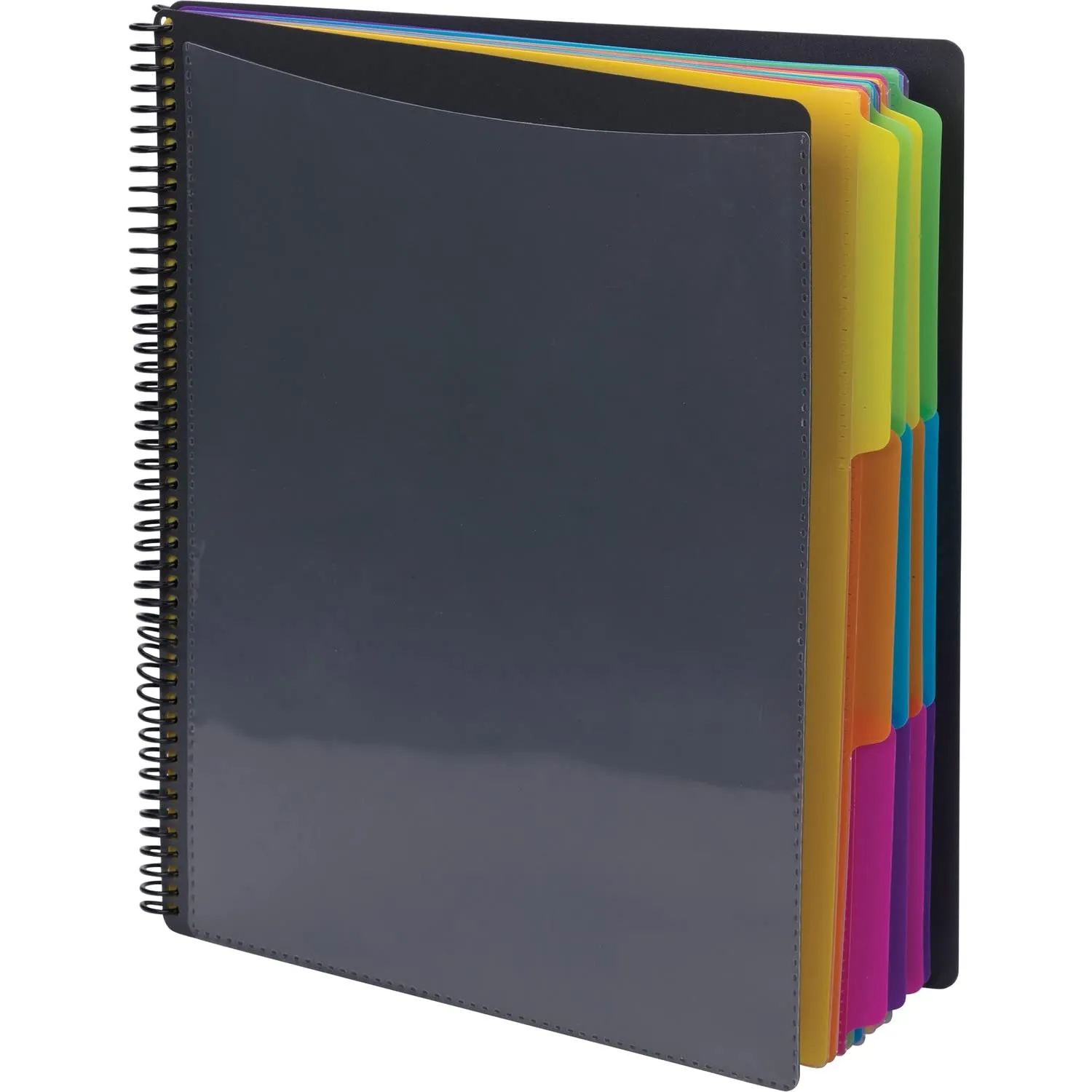 Smead Poly Project Organizer 24 Letter-Size Sleeves