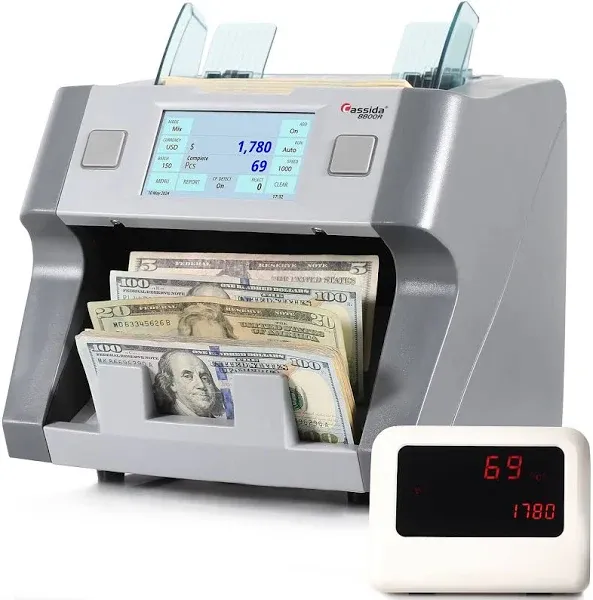 Cassida 8800R Mixed-Denomination Money Counter