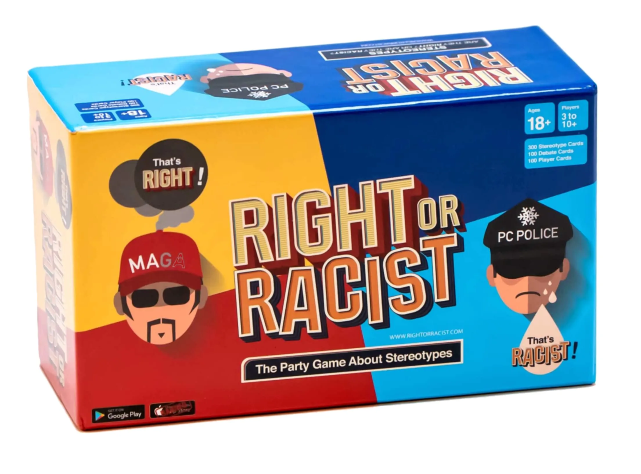 Right Or Racist Adult Party Game