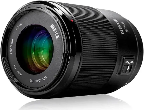 Meike 50mm F1.8 Auto Focus STM Full Frame Prime Lens For Sony E-Mount Camera