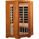 Dynamic Heming 2 Person Corner Low EMF Far Infrared Sauna