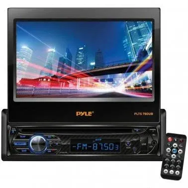 Pyle PLTS78DUB 7" Single-DIN In-Dash DVD Receiver with Touchscreen & Bluetooth