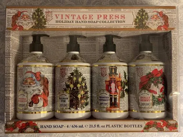 Vintage Press Holiday Hand Soap Collection