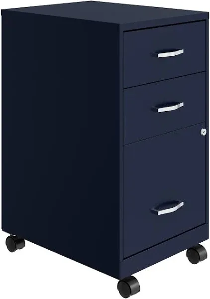 Space Solutions 18in 3 Drawer Mobile Cabinet