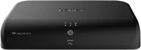 Lorex Fusion 4K 8MP 12 Camera Capable 2TB Wired DVR System Indoor/Outdoor Bullet Cameras