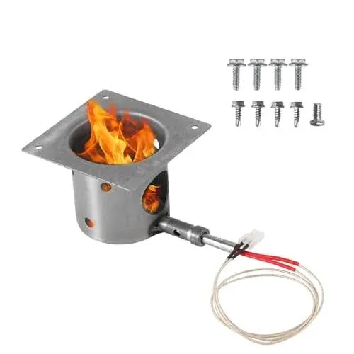 dibay Fire Burn Pot and Hot Rod Ignitor Kit for Traeger and Pit Boss Wood Pellet Grill Parts 