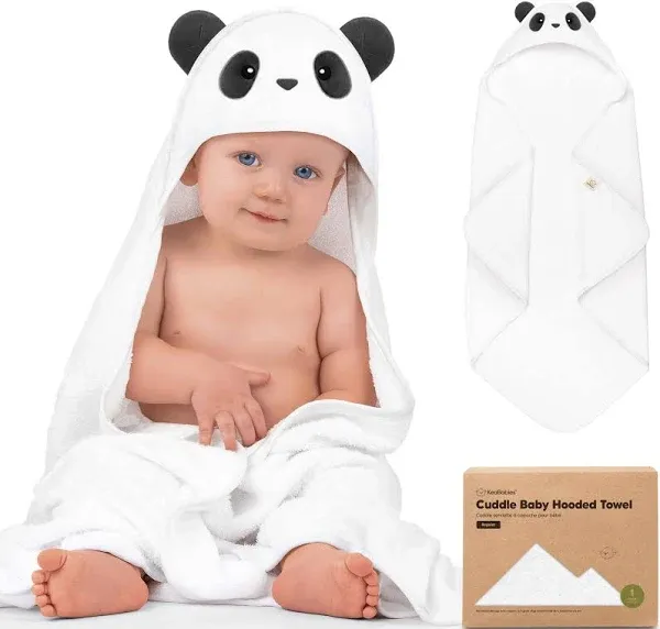 KeaBabies Cuddle Baby Hooded Towel