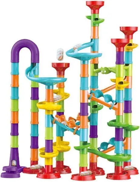 The Magic Toy Shop Marble Run Race Building Block Maze Toy Set