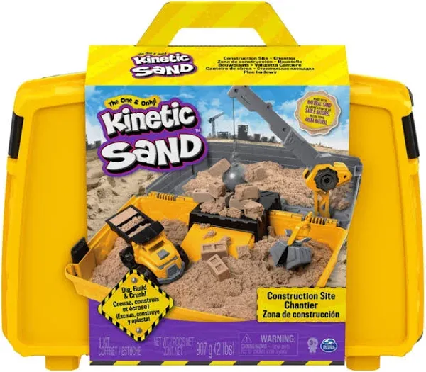 Kinetic Sand Construction Site Folding Sandbox