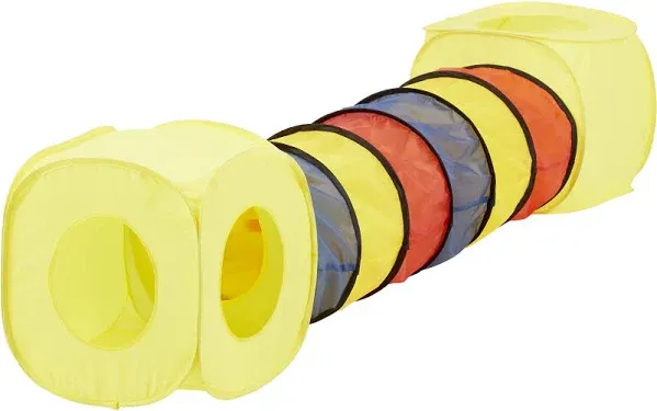 HDP Rainbow Pop Collapsible Cubes and Tunnel  Play SET for Cats