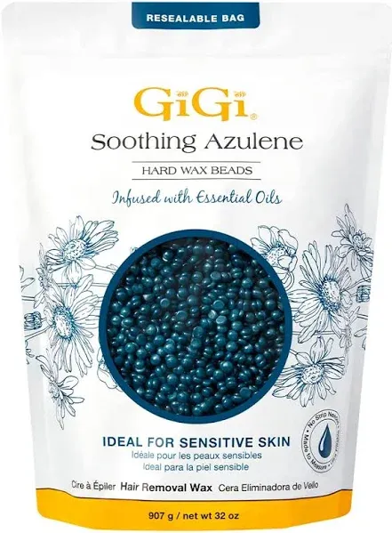 Gigi Soothing Azulene Hard Wax Beads