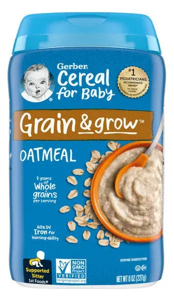 Gerber Single Grain Oatmeal Baby Cereal