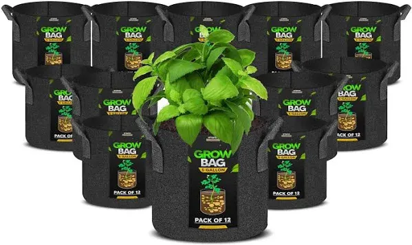 Utopia Home Grow Bags 300G Thickened Nonwoven Plant Fabric Pots for Outdoor