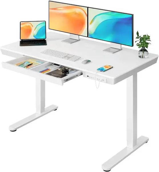 Ydn Standing Desk with Drawers