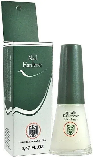 3 Bottles Quimica Alemana Nail Hardener Strengthener Polish Treatment 0.47 oz