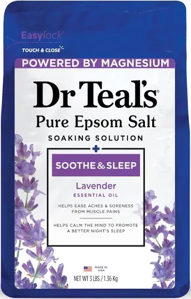 Dr Teal's Lavender Epsom Salt 1.36kg