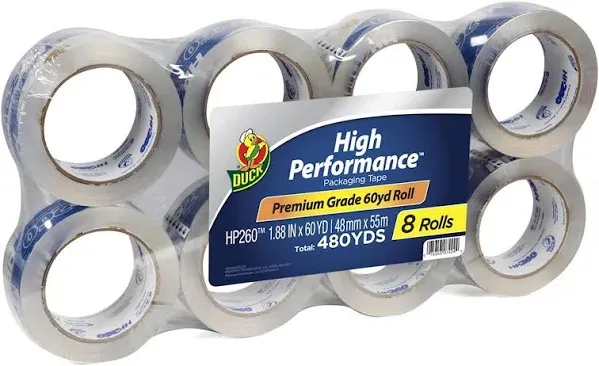 Duck HP260 Packaging Tape 1.88" x 60