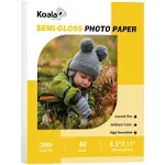 Pearl Glossy Photo Paper for Inkjet & Laser Printers - 8.5x11 - 30lb