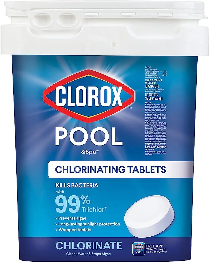 Clorox Pool&Spa Active99 3” Chlorinating Tablets 35 lb.