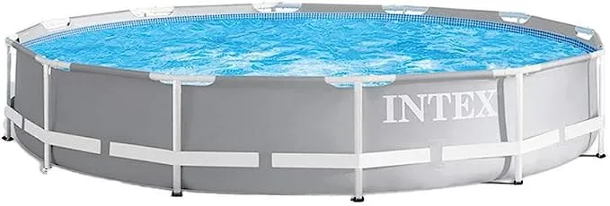 Intex 26711EH 12 foot x 30 inch Prism Frame Above Ground Swimming Pool with Pump