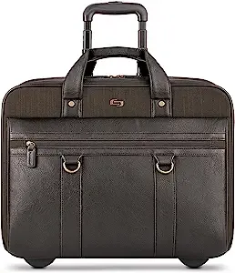 Solo MacDougal Rolling Laptop Bag, Espresso