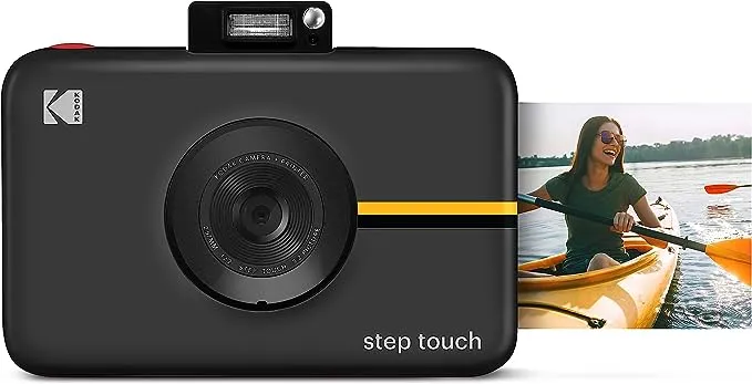 Kodak Step Touch | 13MP Digital Camera & Instant Printer with 3.5 LCD Touchscreen Display, 1080p HD Video - Editing Suite, Bluetooth & Zink Zero Ink Technology | Black