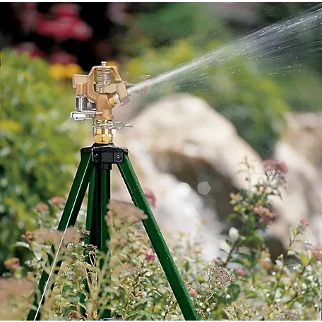 Orbit Brass Impact Tripod Sprinkler