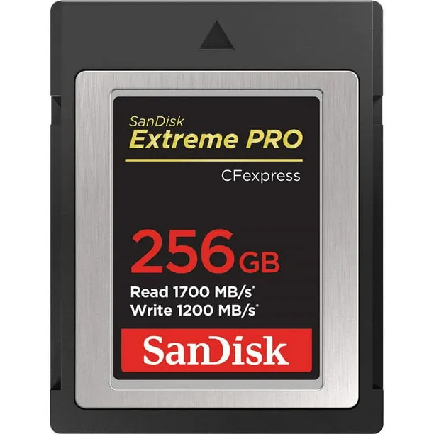 SanDisk Extreme PRO 128GB CFexpress Type-B Memory Card, 1700MB/s Read, 1200MB/s Write