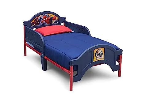 Delta Children Marvel Spider-Man Plastic Toddler Bed