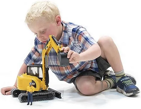 Bruder - Cat Mini Excavator with Worker