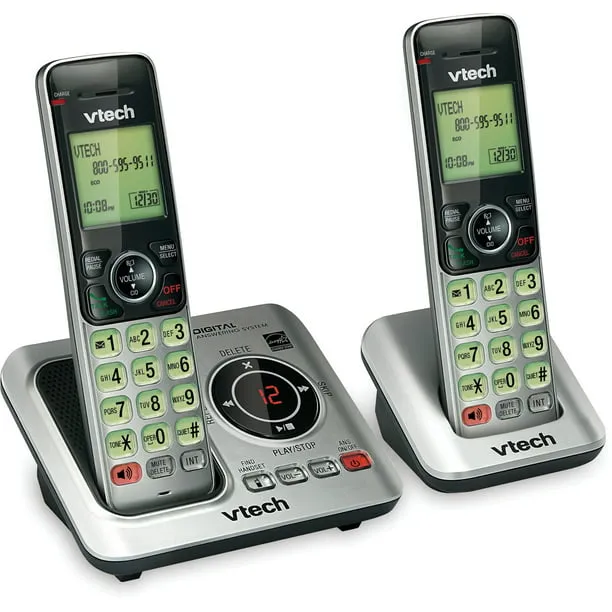 VTech DECT 6.0 Expandable Speakerphone with Caller ID & Call Waiting (Single-Handset System)