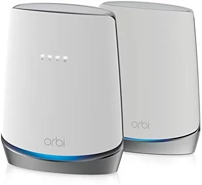 NETGEAR Orbi Whole Home WiFi 6 System with DOCSIS 3.1 Built-in Cable Modem (CBK752) – Cable Modem Router + 1 Satellite Extender | Covers up to 5,000 sq. ft. 40+ Devices | AX4200 (Up to 4.2Gbps)