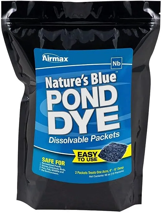 Airmax Nature's Blue Pond Dye, WSP, 2 Pack