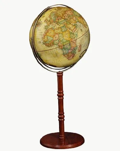 Commander II Globe, 16-Inch, Antique-Style