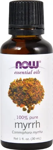 NOW
           Essential Oils Myrrh Oil -- 1 fl oz
        
        
        
        
        
          
          SKU #: 733739075680
          
            Shipping Weight:
              0.19 lb