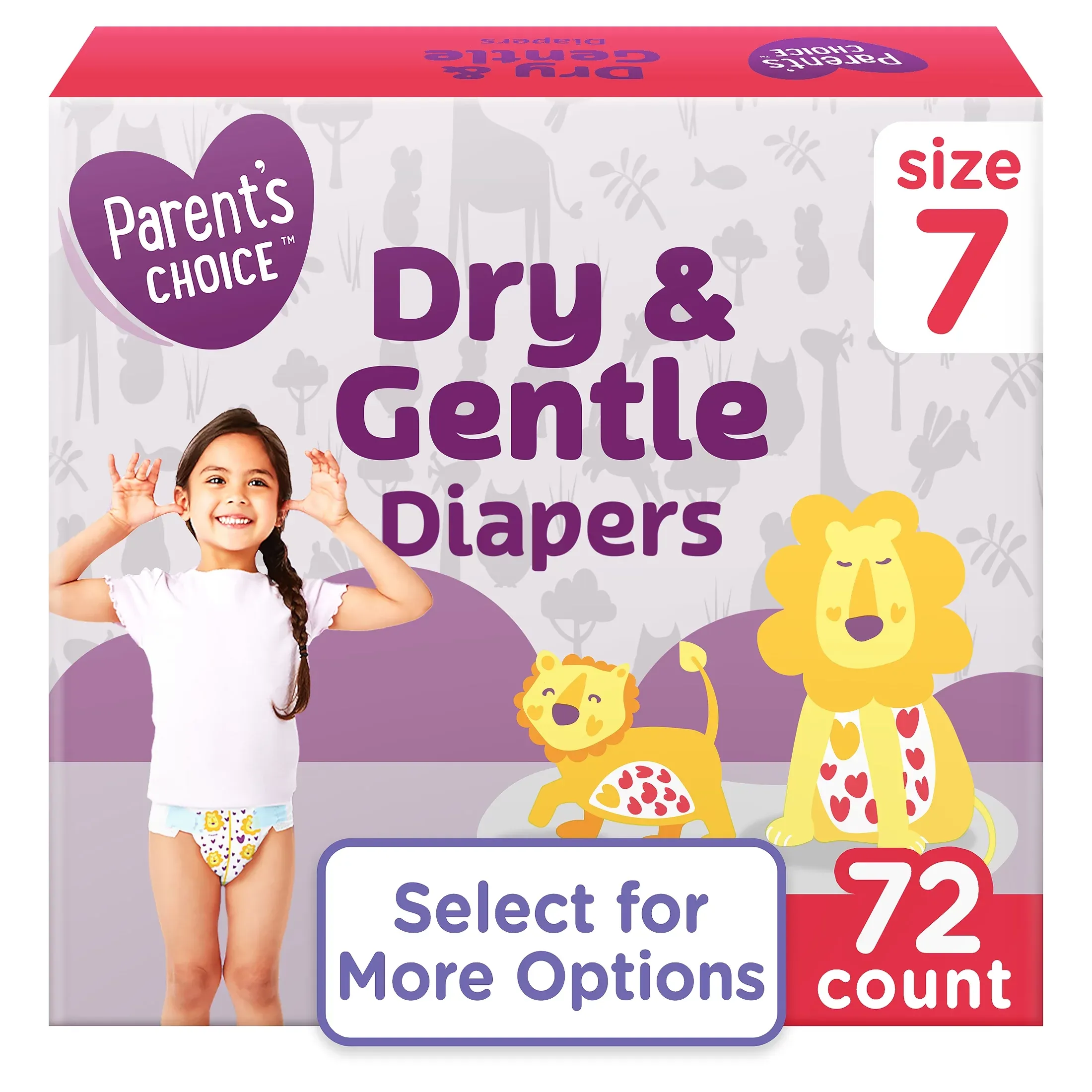 Parent's Choice Dry & Gentle Diapers Size