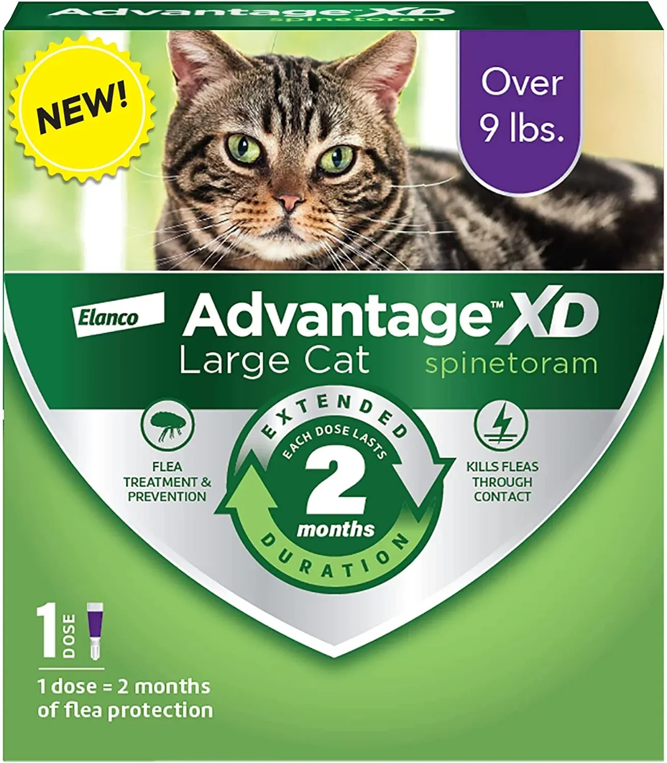 Advantage XD Flea Treatment & Prevention for Large Cats, 1-Pk