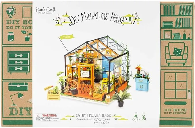 Cathy's Flower House Miniature House Kit